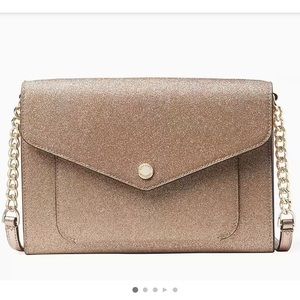 New with tags Kate Spade glitter crossbody bag